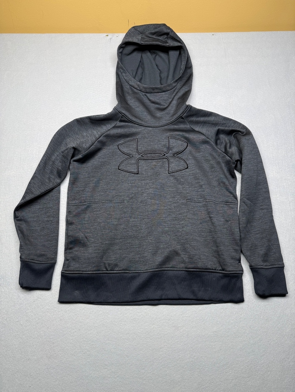 Under Armour Hoodie Men's M Gray ColdGear Loose Fit Sweat